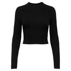 Only : Ella L/S Cropped Pullover Knit