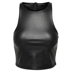 Only : Faux Leather SL Top