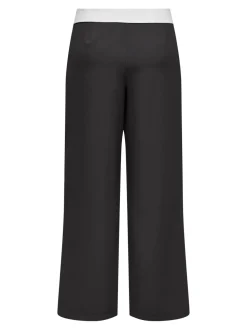 Only : HW Fold-Down Pleated Trousers