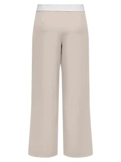 Only : HW Fold-Down Pleated Trousers
