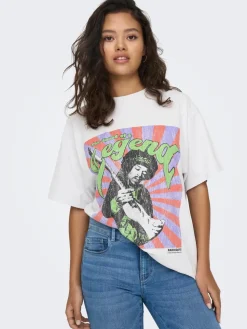 Only : Jimi Hendrix Oversize Tee