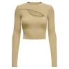 Only : Liza L/S Peek A Boo Pullover