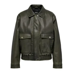 Only : PU Cargo Bomber Jacket
