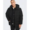 Only & Sons : Melvin Life Long Hooded Puffer Coat