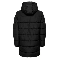 Only & Sons : Melvin Life Long Hooded Puffer Coat