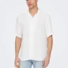 Only & Sons : Regular Fit Solid Color SS Shirt