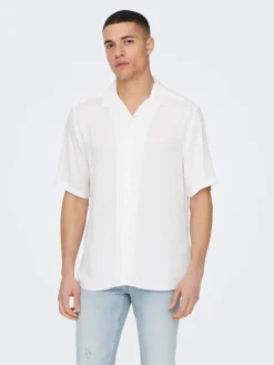 Only & Sons : Regular Fit Solid Color SS Shirt