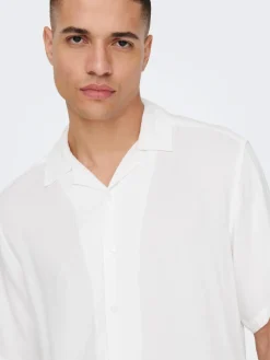 Only & Sons : Regular Fit Solid Color SS Shirt