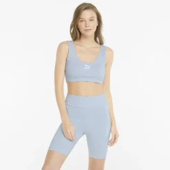 Puma : Classics Ribbed Crop Top