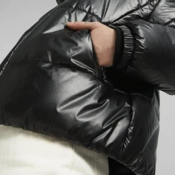 Puma : Hooded Shiny Padded Jacket