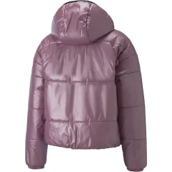 Puma : Hooded Shiny Padded Jacket