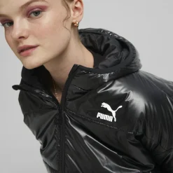 Puma : Hooded Shiny Padded Jacket