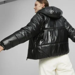 Puma : Hooded Shiny Padded Jacket