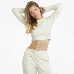 PUMA : Iconic T7 Velour Longsleeve Top