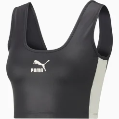 Puma : T7 Shiny Cropped Top