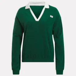 Reebok : Classic Court Sport Polo Sweatshirt