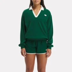 Reebok : Classic Court Sport Polo Sweatshirt