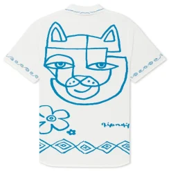 Rip N Dip : Blonded Knitted Reversible Button Up