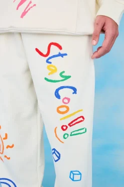 Stay Cool nyc : Scribble Matching Set Sweats