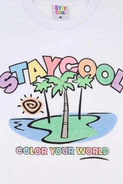 Stay Cool nyc : Watercolor Tee (Water Reactive)