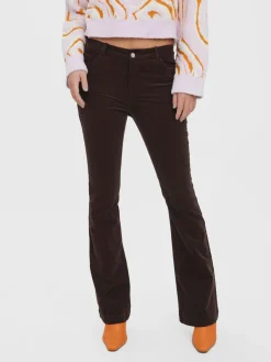 Vero Moda : Midrise Flare Corduroy Pants