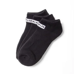 WLKN : Box Logo No Show Socks 3 Pack