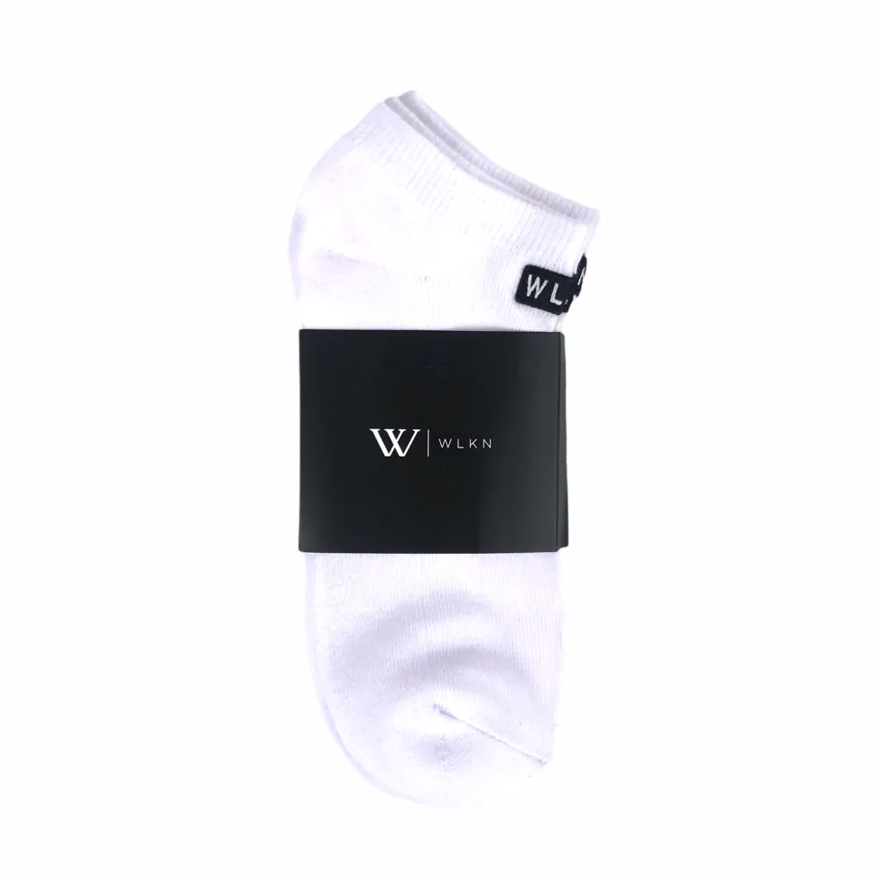 WLKN : Box Logo No Show Socks 3 Pack