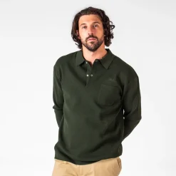 WLKN : Club Knitted Long Sleeves Polo