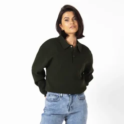 WLKN : Club Knitted Long Sleeves Polo