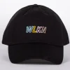 WLKN : Colored Dad Hat - Black