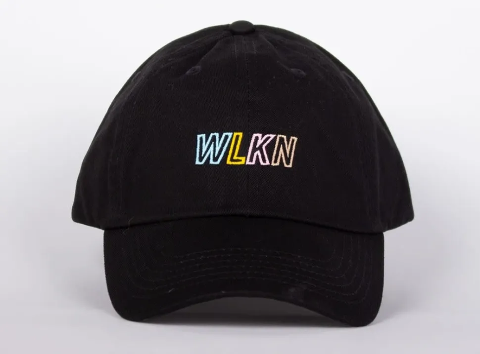 WLKN : Colored Dad Hat - Black