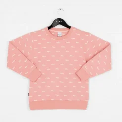 WLKN : Girl Junior Allover Vintage Crewneck