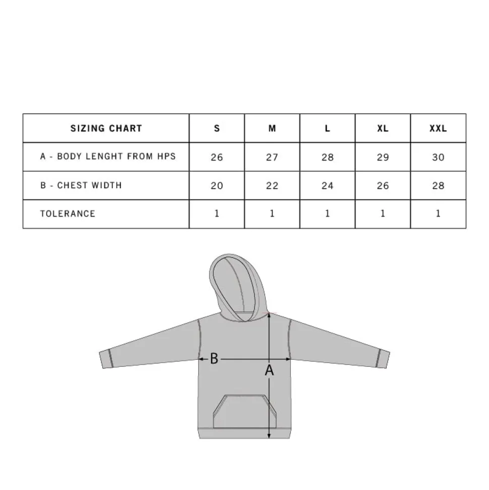 WLKN : Heart Script Hoodie