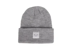 WLKN : Label Beanie Light Grey O/S