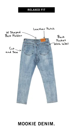 WLKN : Mookie Relaxed Fit Denim