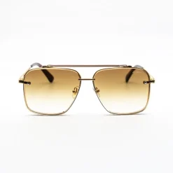 WLKN : Optima Sunglasses Gold/Brown O/S