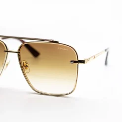 WLKN : Optima Sunglasses Gold/Brown O/S