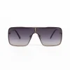 WLKN : Rex Square Rimless Sunglasses - Gold/Gray