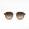 WLKN : Seeley Gold Frame Sunglasses