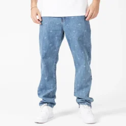 WLKN : The Allover Loose Fit Denim Pants