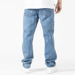 WLKN : The Allover Loose Fit Denim Pants