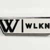 WLKN : The Building Signature Pin Silver White Black O/S