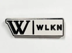 WLKN : The Building Signature Pin Silver White Black O/S