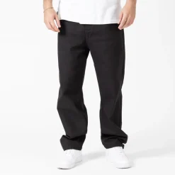 WLKN : Tonal Baggy Fit Denim Pants