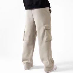 WLKN : Tonal Wide Leg Cargo Sweatpants